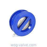 Industrial Cast Iron Wafer Type Check Valve Dual Plate Wafer Check Valve