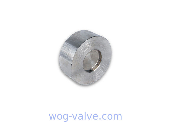 Stainless Steel Wafer Type Check Valve Single Disc Lift , Spring Loaded Check Valve PN16 PN40