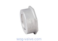 12 Inch Wafer Type Check Valve Stainless Steel PN16 PN40 Butt Clamp
