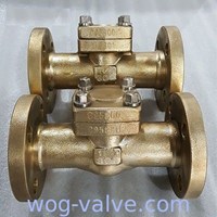 Forged Flanged end swing check valve API 602,BB,A182 F304,1-1/2inch,class to 150LB