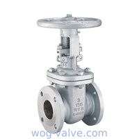 Manual Operated Flexible Solid Wedge Gate Valve Rising Stem Oil And Gas Medium