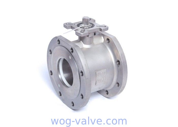 Wafer type Ball Valve Stainless Steel Full Port with ISO5211 Mounting Pad