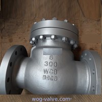 Flanged Swing Check Valve,Bolt Cover,A216wcb body,13CR trim,bs1868,6inch,class 300