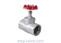 Water Screwed Cover Stainless Steel Globe Valve 200 WOG DIN2999 DN80