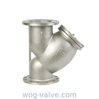 DIN 3356,Stainless Steel Y Strainer, CF8 Body,SS304 Screen,PN16,DN200,Flanged end