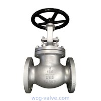 Stem Cast Steel Globe Valve For Flow Control CF8 CF8m RF Flanged To Class Ansi 300lb