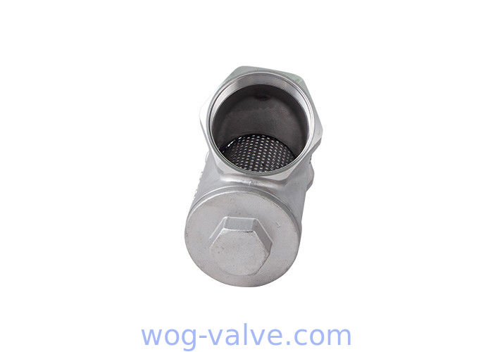 BSPT Connection Y Strainers 800 PSI CF8 material DN50 ISO9001 CE Certificate