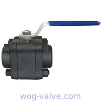 1 Inch 3 Pc Forged Ball Valve A182 F316L Class 800LB Sw Ball Valve