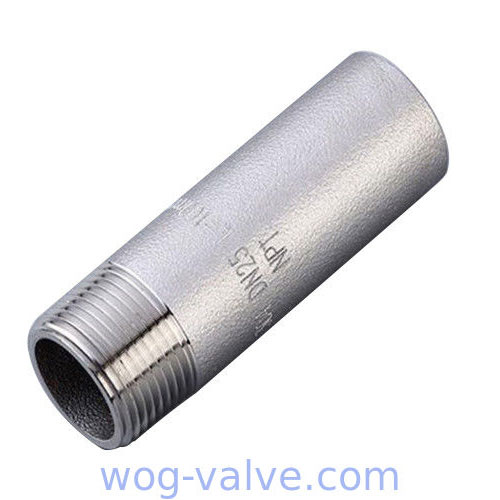 Sleeve Type SS Threaded Pipe Fittings Welding Pipe Nipple Male Connection
