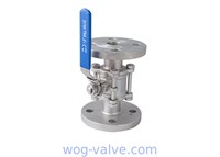 Professional Floating Ball Valve DN15 - DN200 PN16 Flanged 2 Pieces Ball Valve