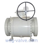 300LB 3 Piece Trunnion Mounted Ball Valve ASTM A105N 24 Inch Ball Valve Nylon Seat