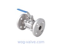 Flange Three Pieces Ball Valve DIN PN16 PN40 4 Inch Stainless Steel Ball Valve