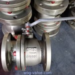 UNS C95800 Aluminium Bronze Ball Valve ASME B16.10 Class 150 Pressure Ratings