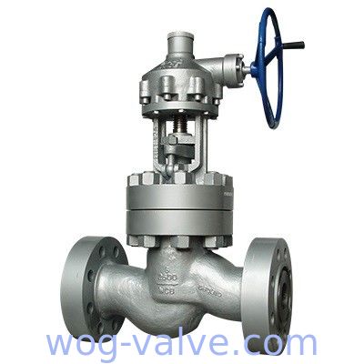 16 Inch Cast Steel Globe Valve Worm Gear RF BS 1873 B148 C95800 ASME B16.34