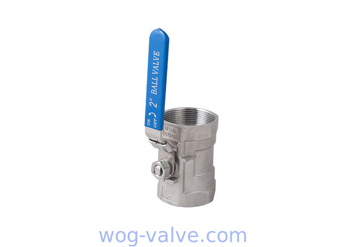 1PC Body Ball Valve Reducer bore Ball valve threaded 1000wog locking device