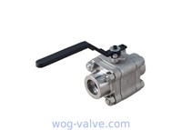 Full Bore forged Floating Ball Valve 3pc Socket Weld Ball Valve A182 F316L