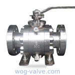 Forged 3PC Trunnion Mounted Ball Valve1500LB Fire Safe Ball Valves