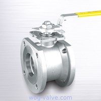Full Bore Floating Type Ball Valve Wafer Ball Valve Stainless Steel ISO5211 Direct Mounting Pad