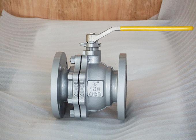 API 6D Side Entry Floating,A216WCB, Class 150, RF 3inch flanged ball valve 0