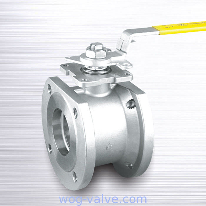 Wafer type Ball Valve Stainless Steel Full Port with ISO5211 Mounting Pad