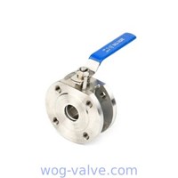 Stainless Steel304,316,1.4408. Wafer Type Ball Valve Pn40, ISO5211 mounting Pad