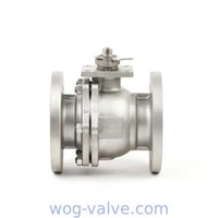 Industrial 2 pieces Floating Type Ball Valve DN50 DIN standard PN16 PN40