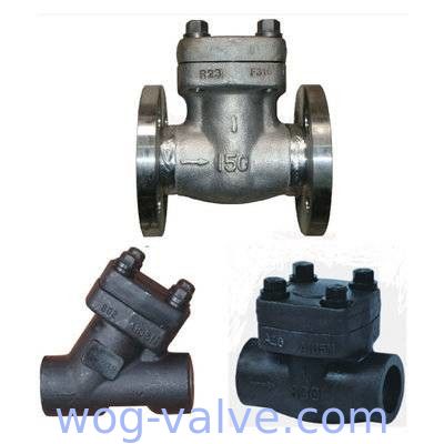 Class 800 Forged Lift Check Valve,a105n,f11,Trim no.5#,NPT Threaded,SW,API602
