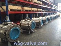 API 6D forged type,A105N Material,trunnion mounted ball valve size 2"-56" 150LB~2500LB