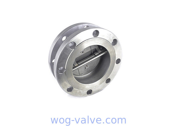 Double flanged dual plate check valve,non return,A351 CF8 Body,6inch,RF,class 150,API594