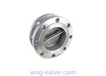 Double flanged dual plate check valve,non return,A351 CF8 Body,6inch,RF,class 150,API594
