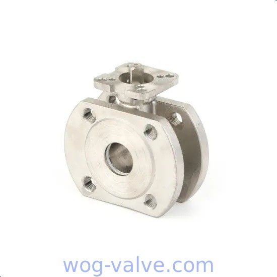 DIN PN16 150LB Wafer Type Ball Valve with ISO5211 Mounting Pad