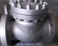 BS1868 Cast Steel Swing Check Valve ASTM A216 WCB,13%Cr Trim 8#, 3 Inch RF,class 300LB