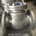 BS1868 Cast Steel Swing Check Valve ASTM A216 WCB,13%Cr Trim, 8 Inch RF,class 150LB