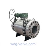 300LB 3 Piece Trunnion Mounted Ball Valve ASTM A105N 24 Inch Ball Valve Nylon Seat