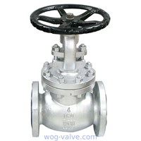 Cast steel wcb globe valve,bb,os&y,4inch,class 300,RF flanged end,handwheel operated