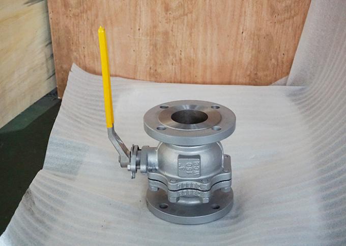 API 6D Side Entry Floating,A216WCB, Class 150, RF 3inch flanged ball valve 1