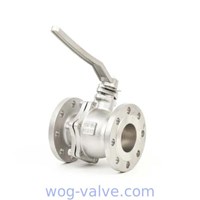 Flanged Industrial Floating Type Ball Valve Stainless Steel Normal Temperature