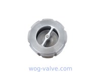 Single Disc Spring Loaded Piston Type Wafer Check Valve,SS304,SS316,PN16,class 150