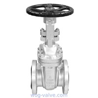 Worm Gear Operated Metal Seated Gate Valve Oil High Pressure Gate Valve Class 150
