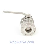 2pc Flanged Ball Valve SCS13 SCS14 50A 80A JIS10K Handle operated