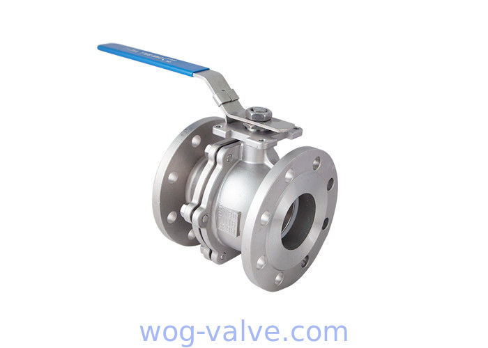Professional Stainless Steel Langed Ball Valve ISO5211 Direct Mounting Pad