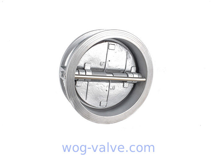 PN25 Dual Plate Wafer Type Non Return Valve API594 Standard A216wcb Body