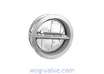 PN25 Dual Plate Wafer Type Non Return Valve API594 Standard A216wcb Body