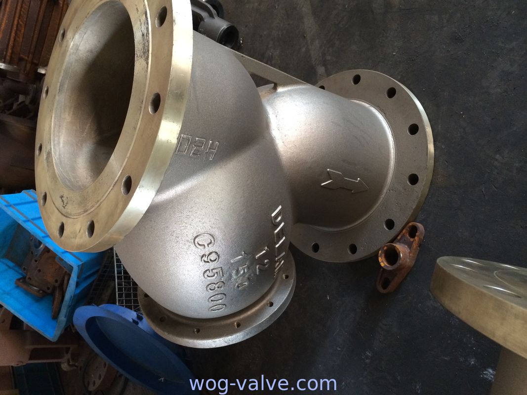 Cast steel Y Strainer, SS316 Body, asme b16.34 standard, Class 2500, BW End