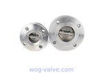 Double flanged dual plate check valve,non return,A351 CF8 Body,6inch,RF,class 150,API594