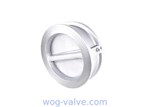 PN25 Dual Plate Wafer Type Non Return Valve API594 Standard A216wcb Body