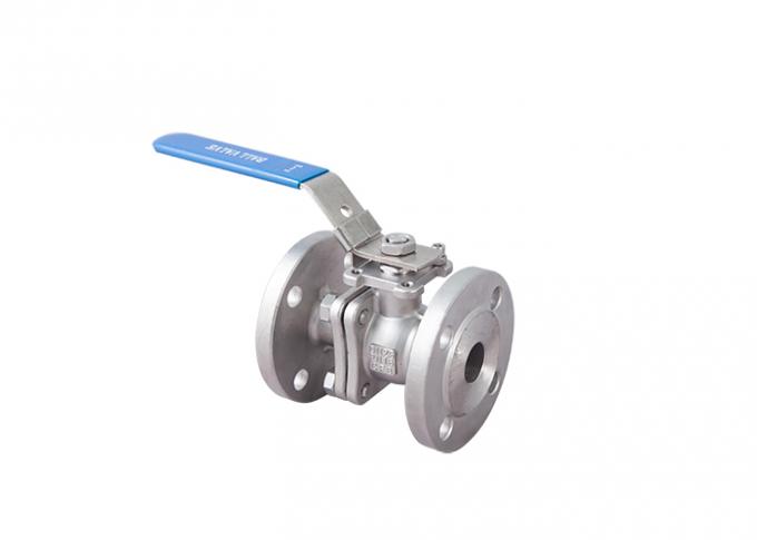 DIN Floating Flanged Ball Valve 1.4308 1.4408 Industrial Ball Valve ISO5211 Pad 0