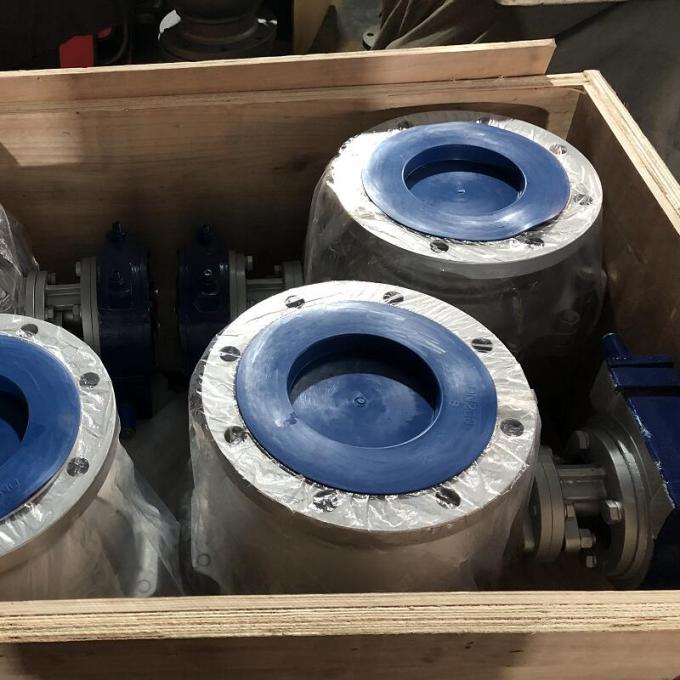 2-PC Trunnion Ball Valve, ASTM A216 WCB, API 6D, 8 Inch, 150LB, RF,Gear Opeated 3