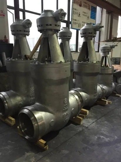 API600 Pressure Seal Butt Weld Gate Valve Solid Wedge 24 Inch Gate Valve 0