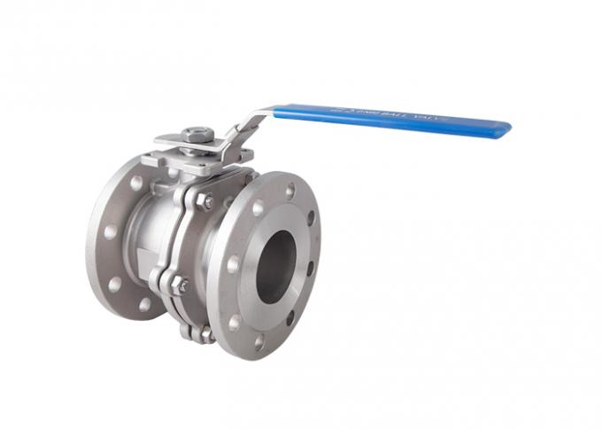 DIN Floating Flanged Ball Valve 1.4308 1.4408 Industrial Ball Valve ISO5211 Pad 1